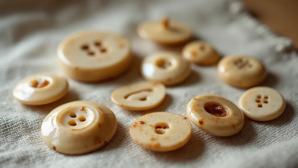 Ancient bone buttons