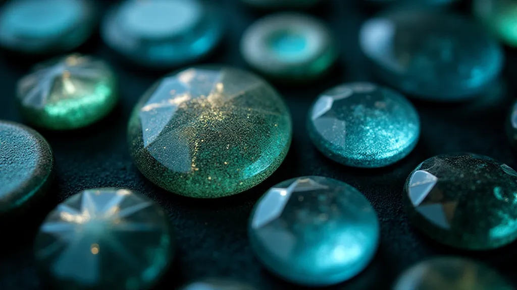 Antique glass buttons collection