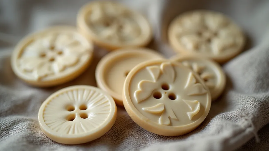 Antique bone buttons