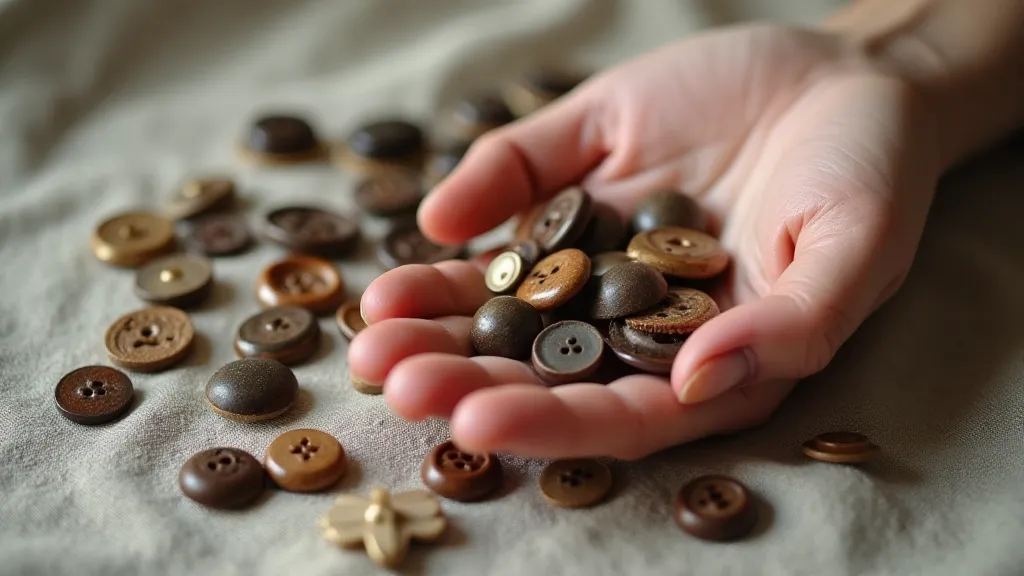Collection of antique buttons