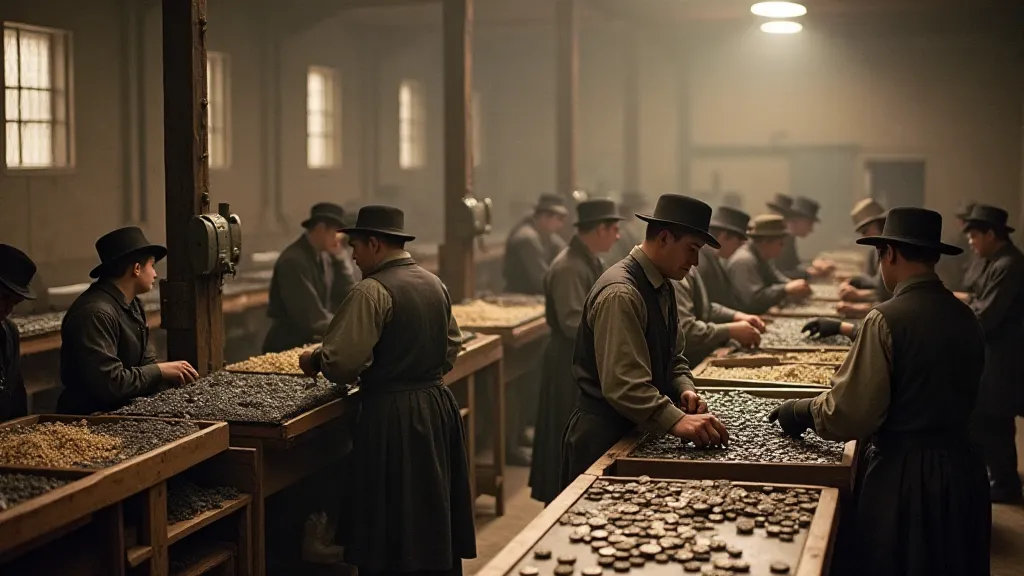 Vintage button factory